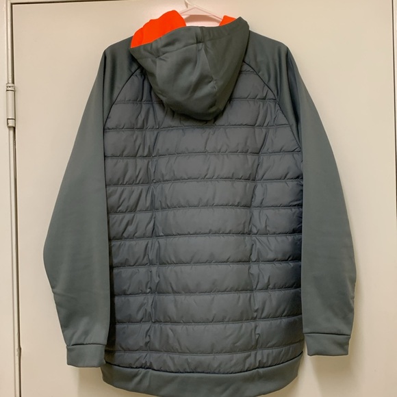 Therma DRI-FIT Full-Zip Hooded Winter Jacket Grey. - Picture 2 of 4